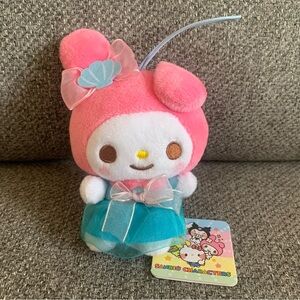 BNWT Japan 12cm Sanrio My Melody Plush Keychain - Mermaid Series